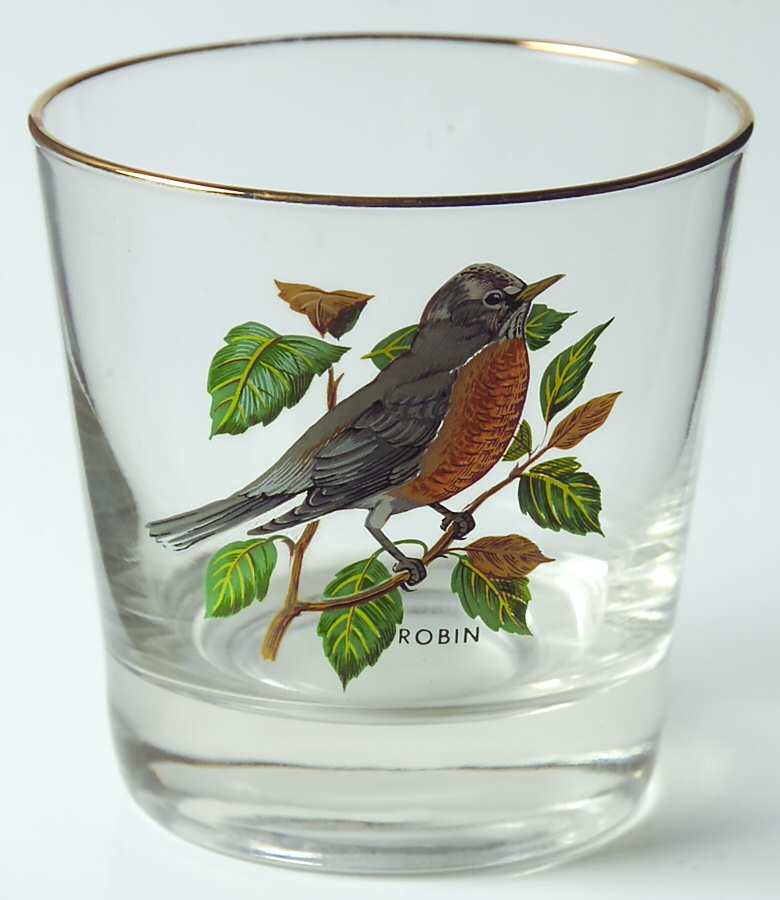 American Songbirds 8 Oz Flat Tumbler by West Virginia Glass Specialty-1
