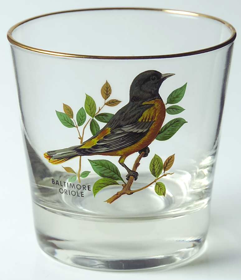 American Songbirds 8 Oz Flat Tumbler by West Virginia Glass Specialty-1