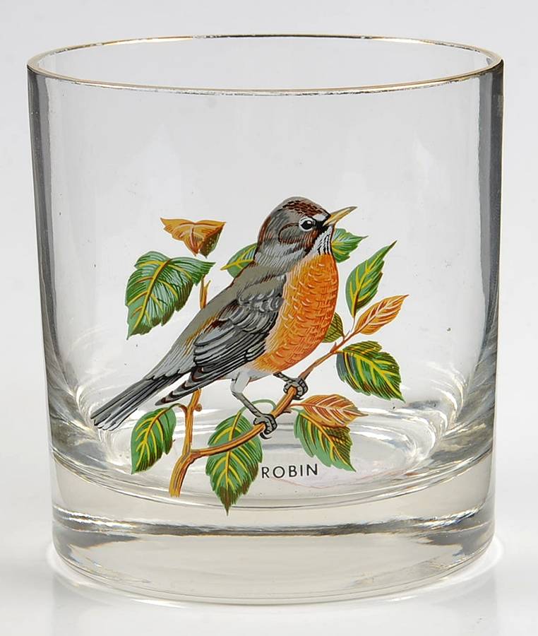 American Songbirds Old Fashioned by West Virginia Glass Specialty-1
