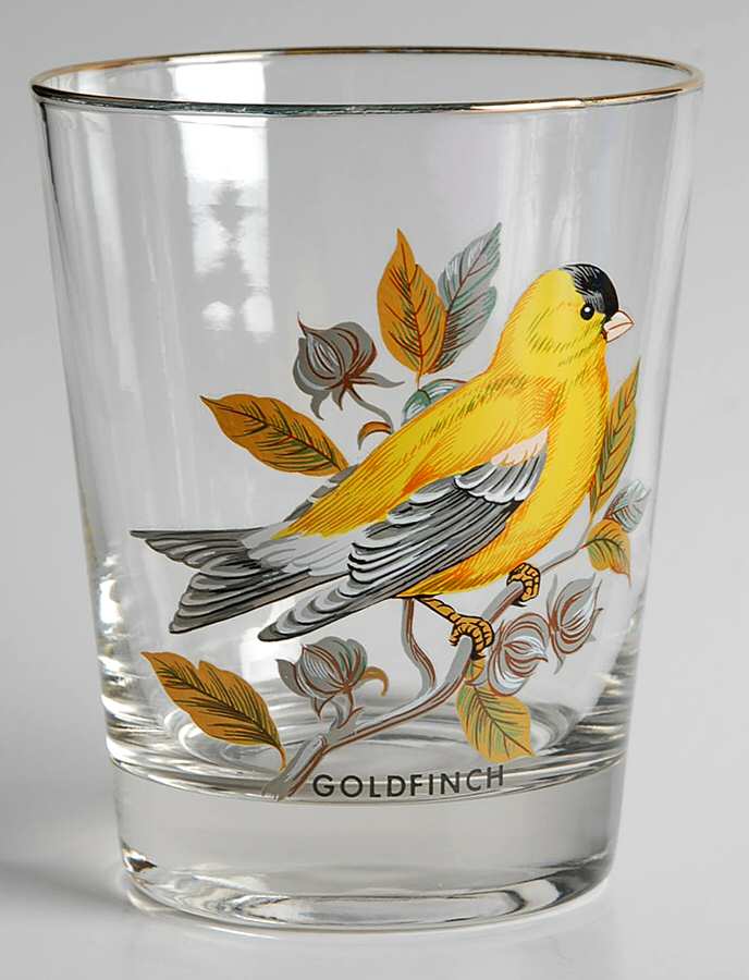 American Songbirds 16 Oz Flat Tumbler by West Virginia Glass Specialty-1