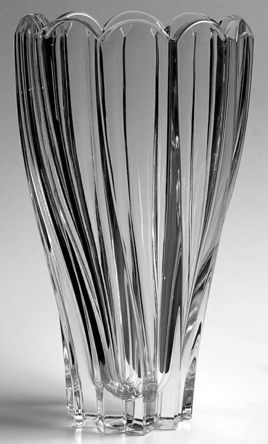 Windflower 10" Straight Vase by Waterford Crystal-1