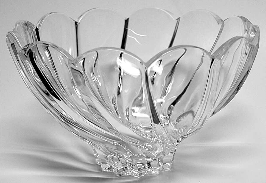 Windflower 9" Round Bowl by Waterford Crystal-1