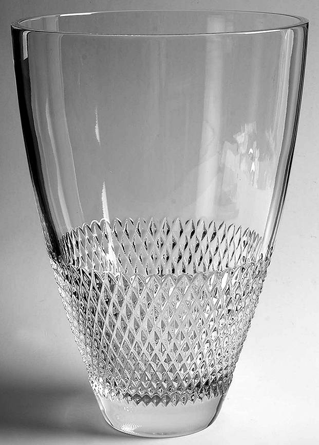 Lume 12" Flower Vase by Waterford Crystal-1