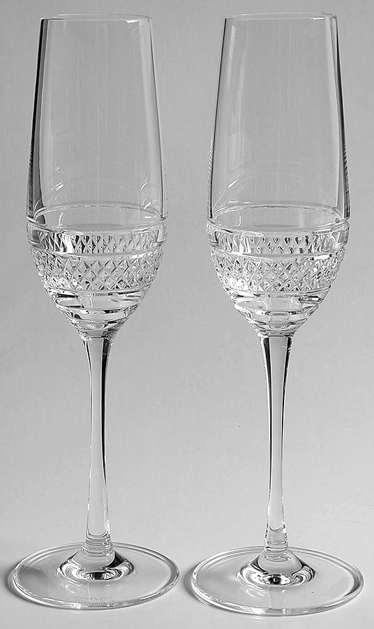 Voya Fluted Champagne - Set of 2 by Waterford Crystal-1