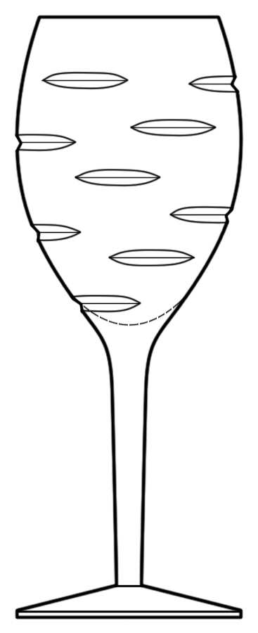 Rain Wine Glass by Waterford Crystal-1