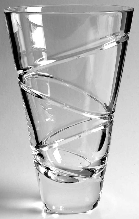 Aura 8" Flower Vase by Waterford Crystal-1