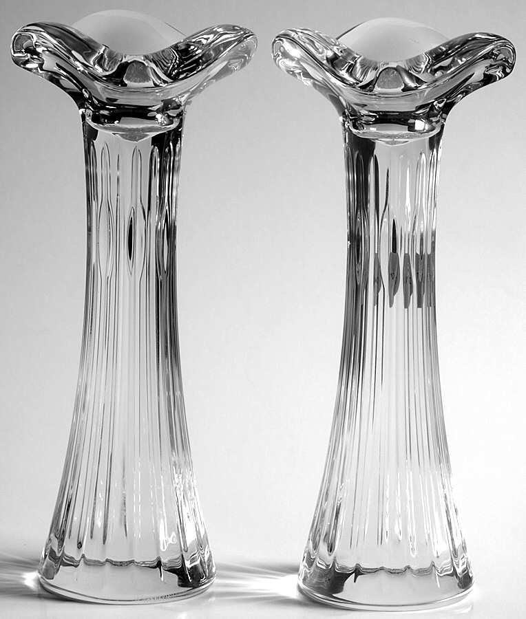 Ballet (Set of 2) 8" Single Candlestick by Waterford Crystal-1