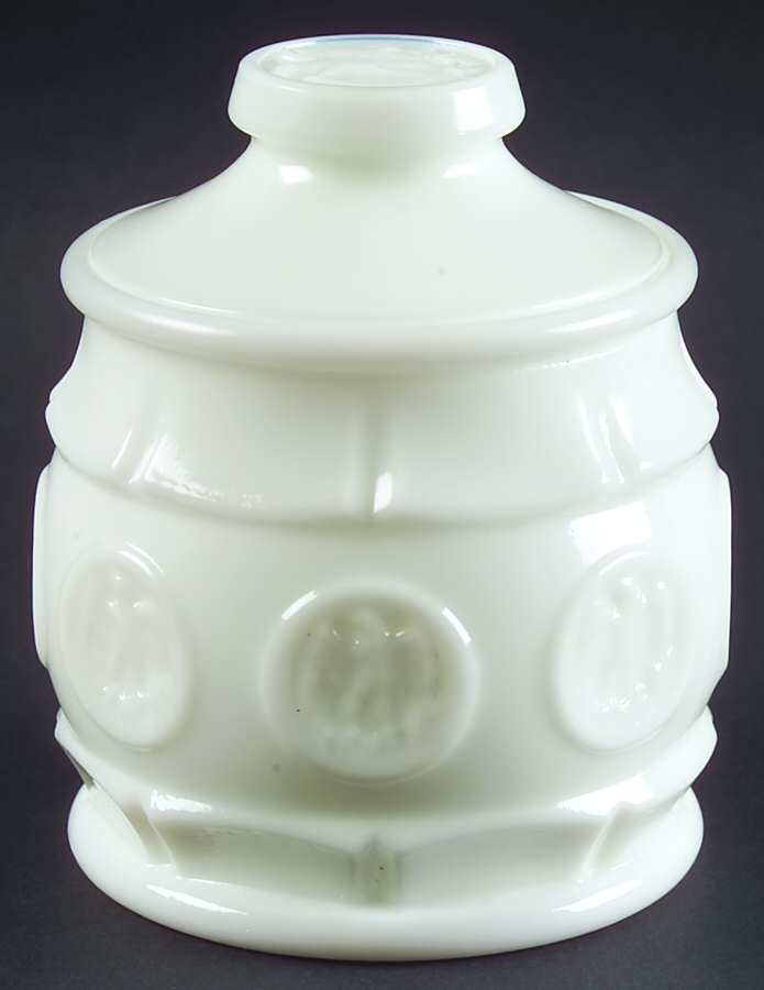 WHE1 Sugar Bowl & Lid by Wheaton-1