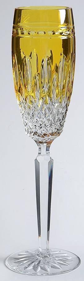 Clarendon Yellow Fluted Champagne by Waterford Crystal-1