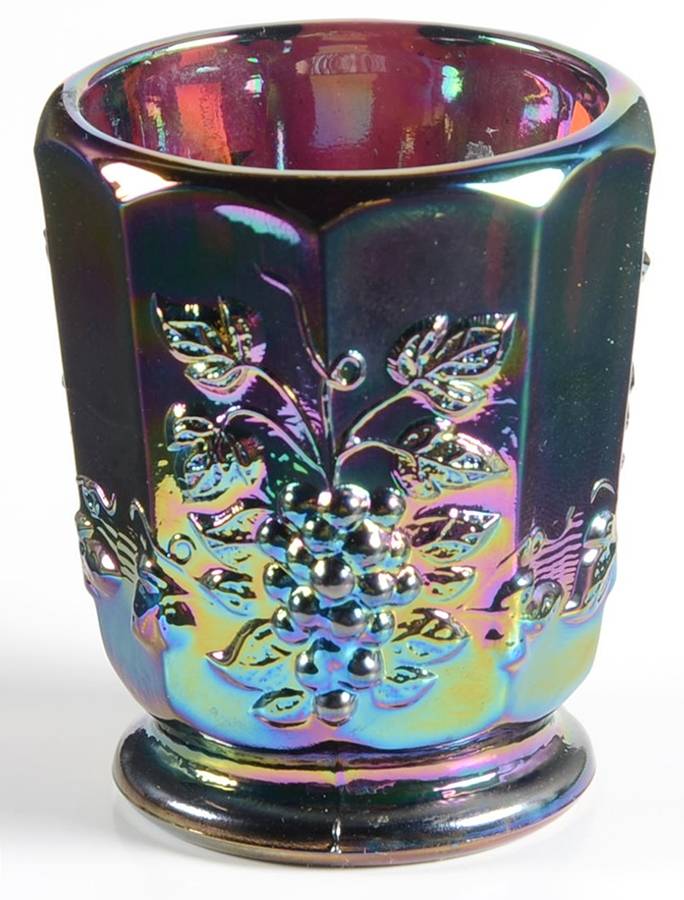 Paneled Grape Purple (Carnival) Toothpick Holder by Westmoreland-1
