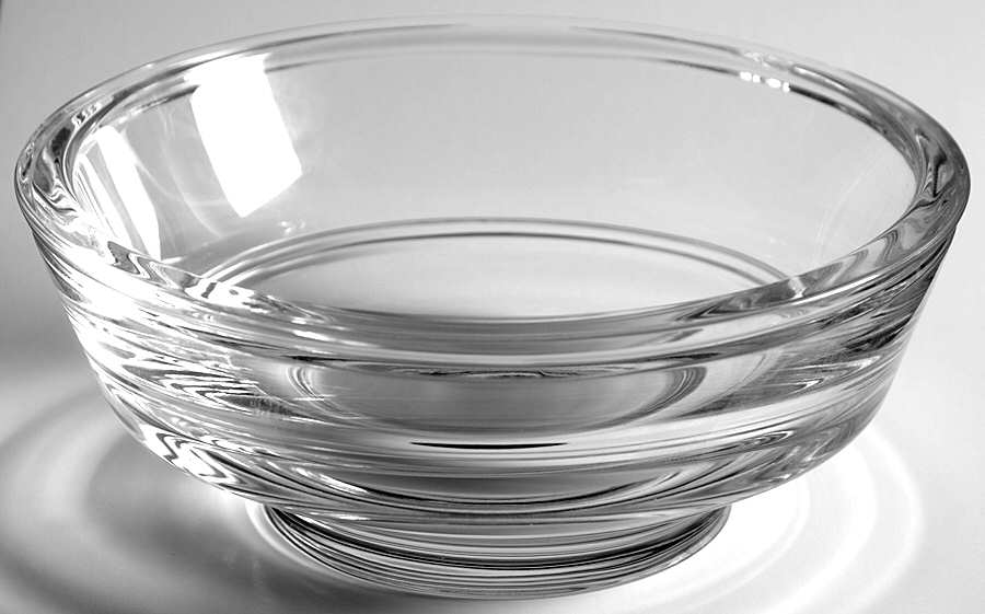 David 6" Round Bowl by Waterford Crystal-1