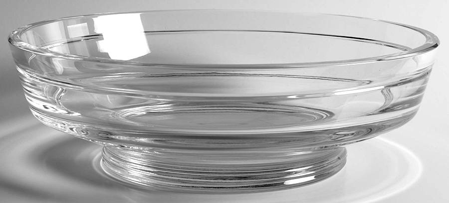David 11" Round Bowl by Waterford Crystal-1