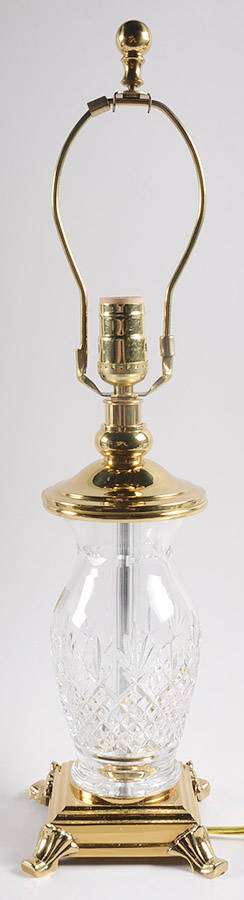 Killarney 22" Electric Lamp Base by Waterford Crystal-1
