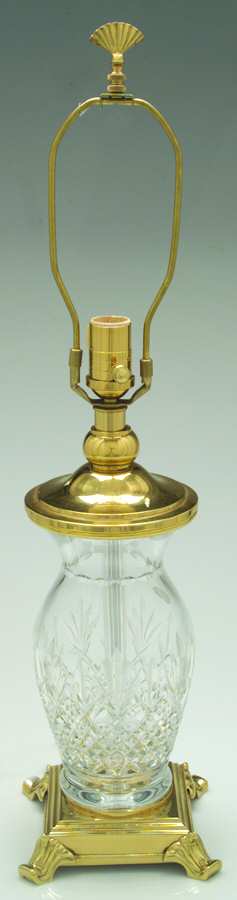 Killarney 26" Electric Lamp Base by Waterford Crystal-1