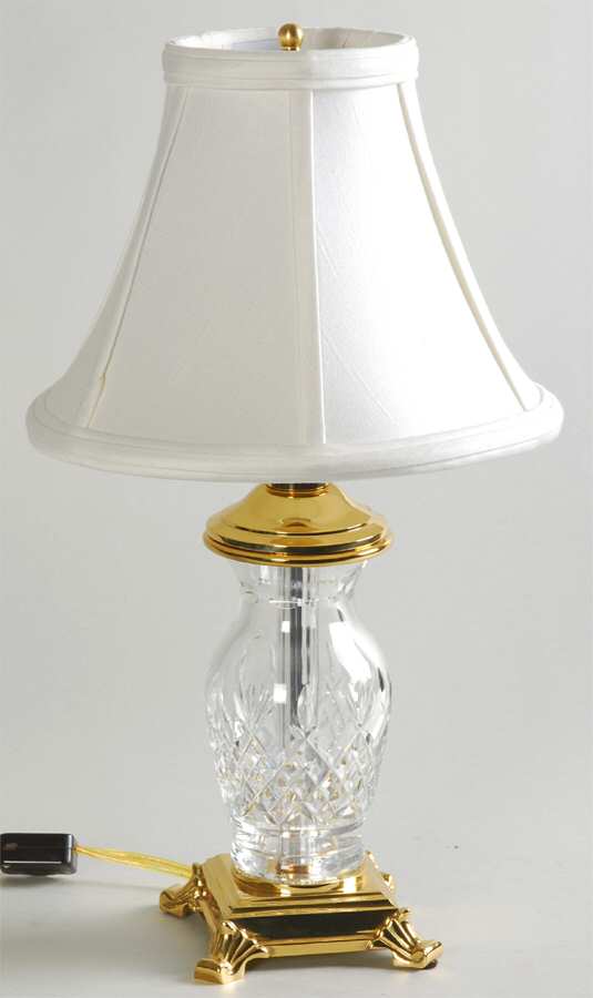 Killarney 16" Electric Lamp & Shade by Waterford Crystal-1