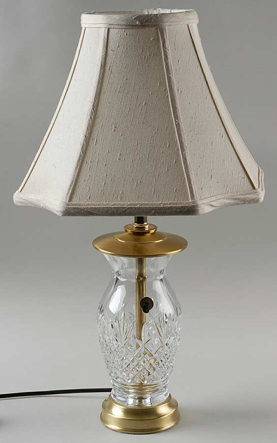 Killarney 18" Electric Lamp & Shade by Waterford Crystal-1