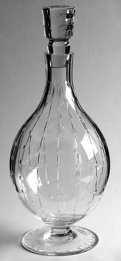 Jean Footed Decanter & Stopper by Waterford Crystal-1