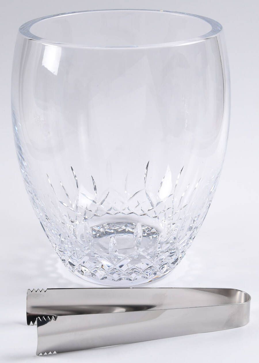 Lismore Essence Ice Bucket with Tongs by Waterford Crystal-1