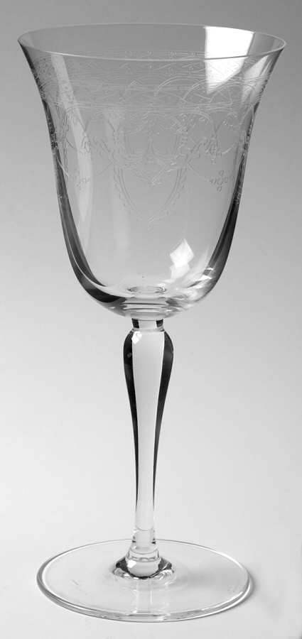 Floral Garland Water/Wine Goblet by Wedgwood-1