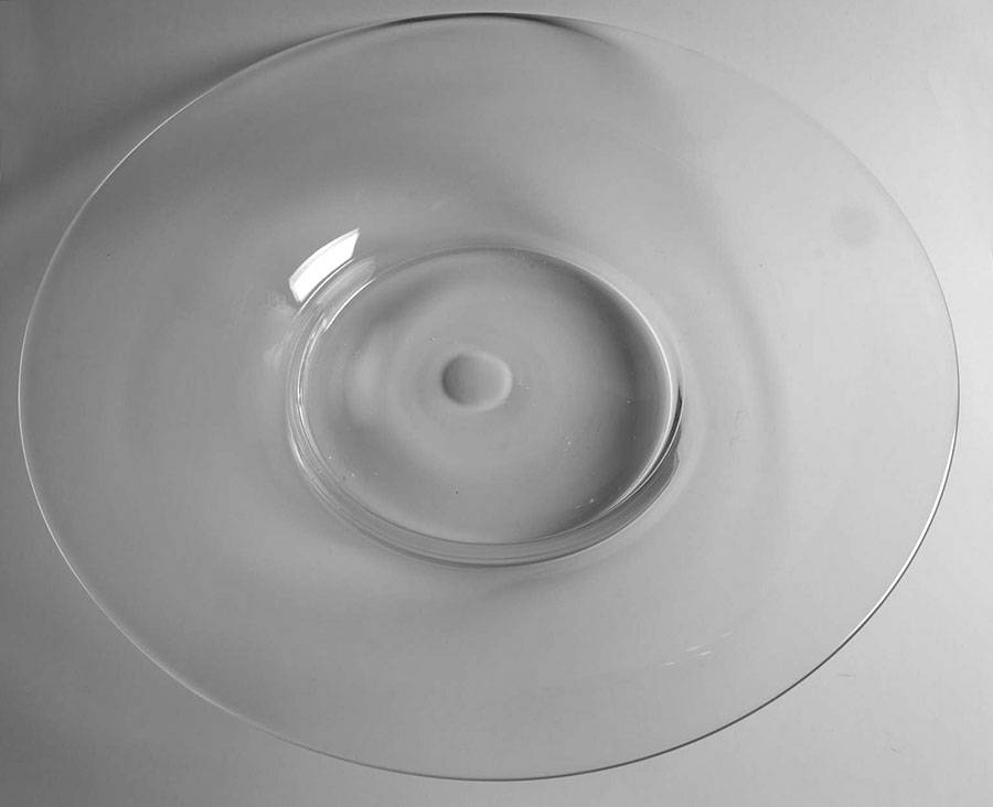 Vintage Garden 18" Deep Round Platter by Waterford Crystal-1