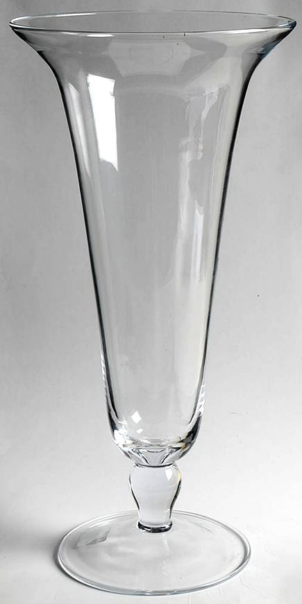 Vintage Garden 16" Footed Vase by Waterford Crystal-1