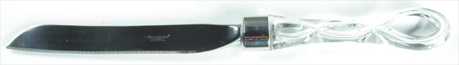 Ballet Ribbon Cake Knife with Stainless Blade by Waterford Crystal-1