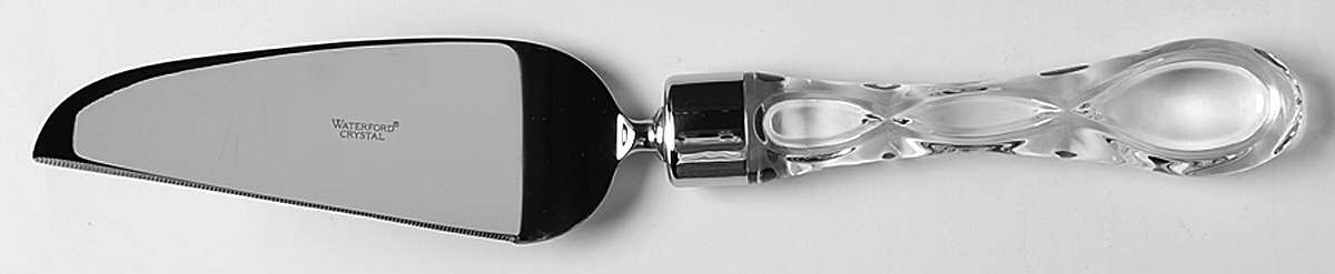 Ballet Ribbon Cake Server W/Stainless Blade by Waterford Crystal-1