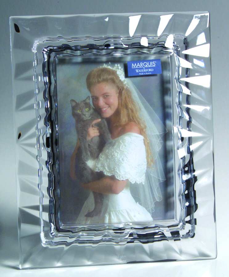 Lisa Frame-Holds 3" X 5" Photo by Waterford Crystal-1