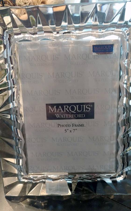 Lisa Frame-Holds 5" X 7" Photo by Waterford Crystal-1
