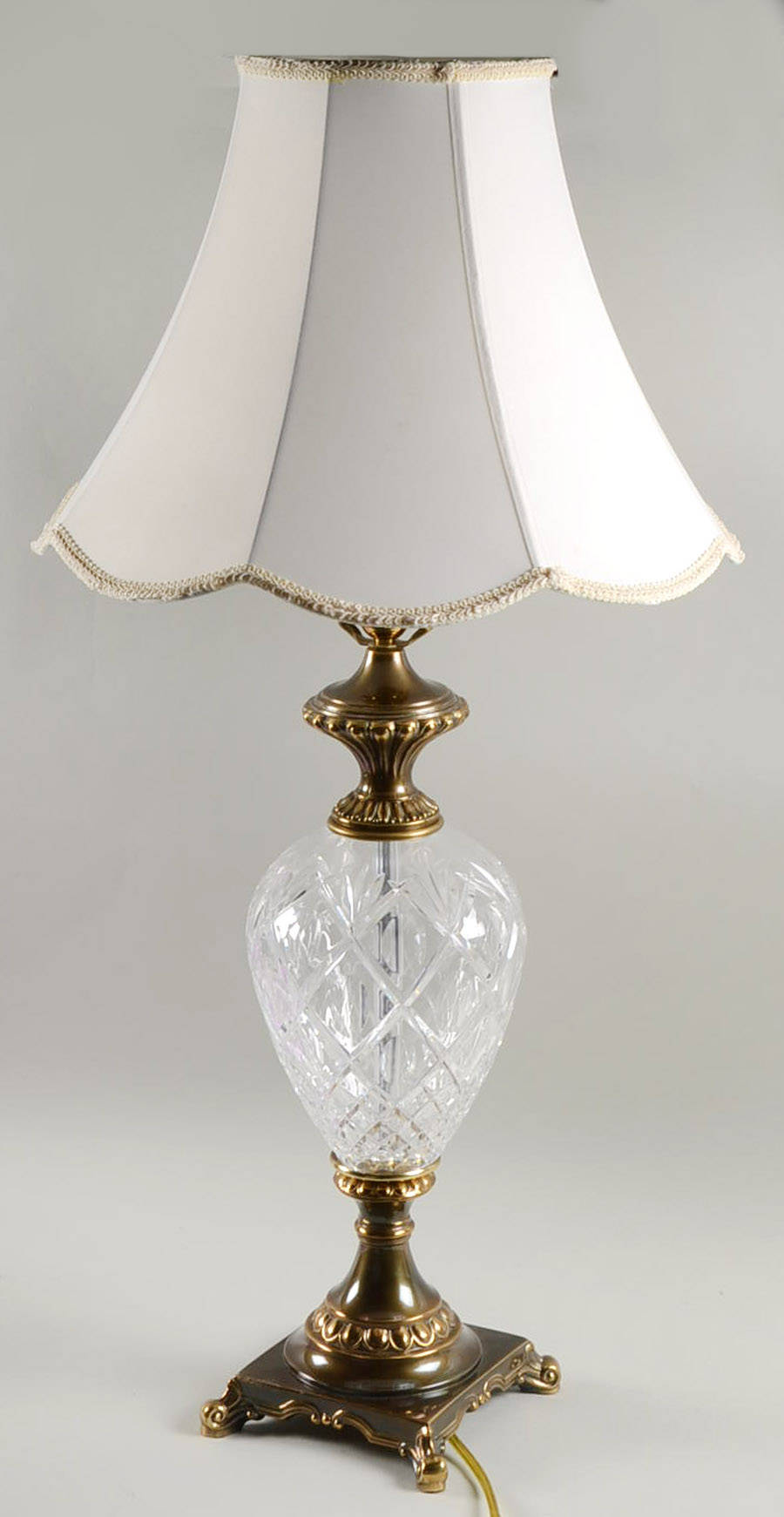 Rossan 33" Electric Lamp & Shade by Waterford Crystal-1