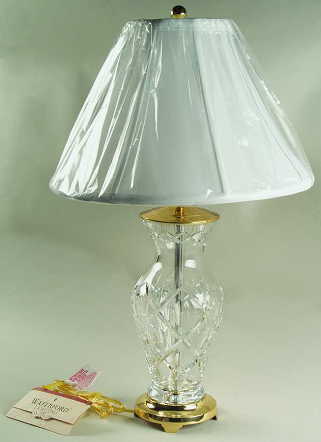 Rossan 26" Electric Lamp & Shade by Waterford Crystal-1