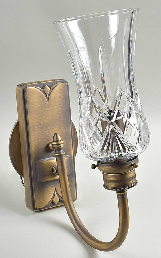 Ennis 1 Arm Electric Wall Sconce by Waterford Crystal-1