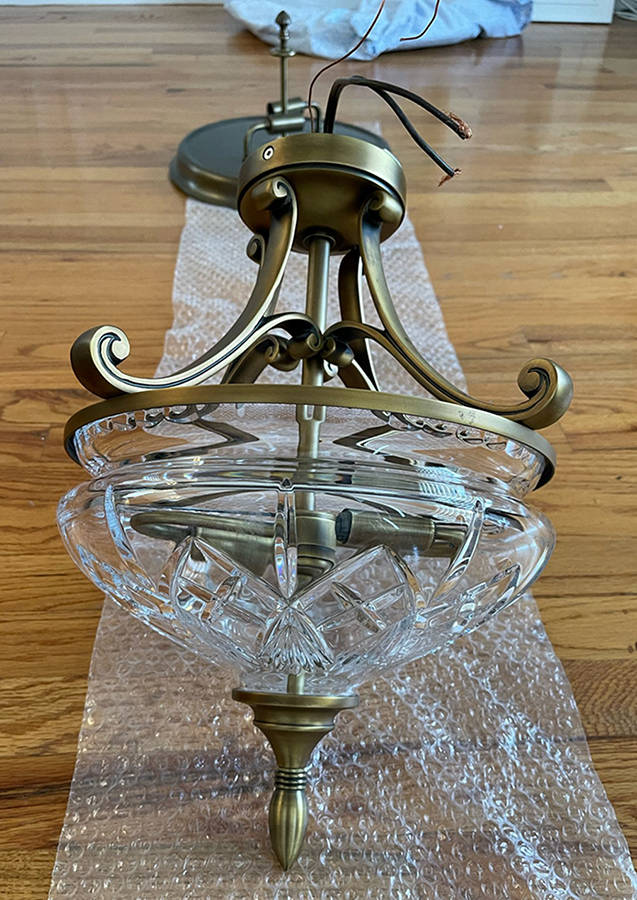 Ennis Semi Flush Mount Ceiling Lamp by Waterford Crystal-1