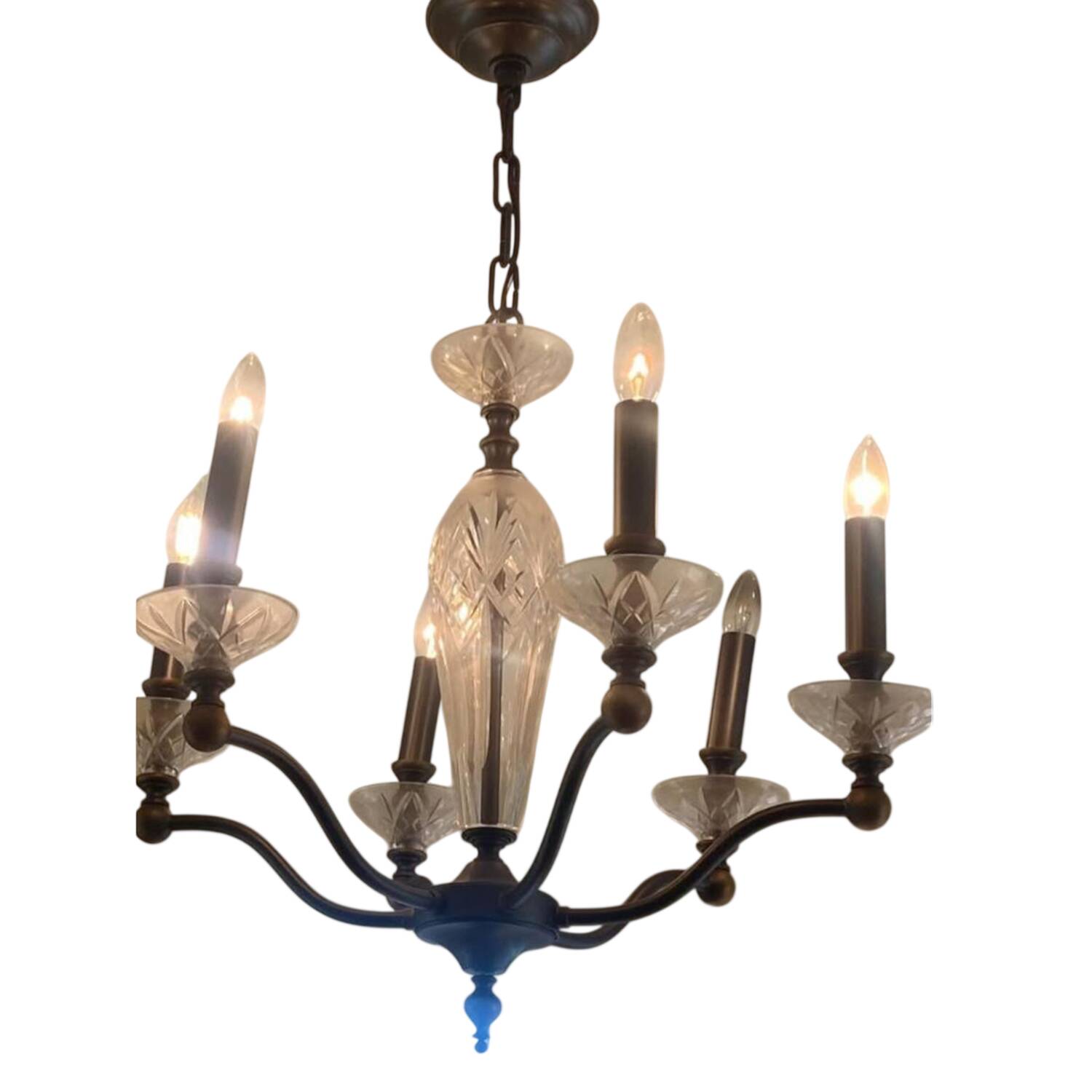 Ennis 6 Arm Chandelier by Waterford Crystal-1