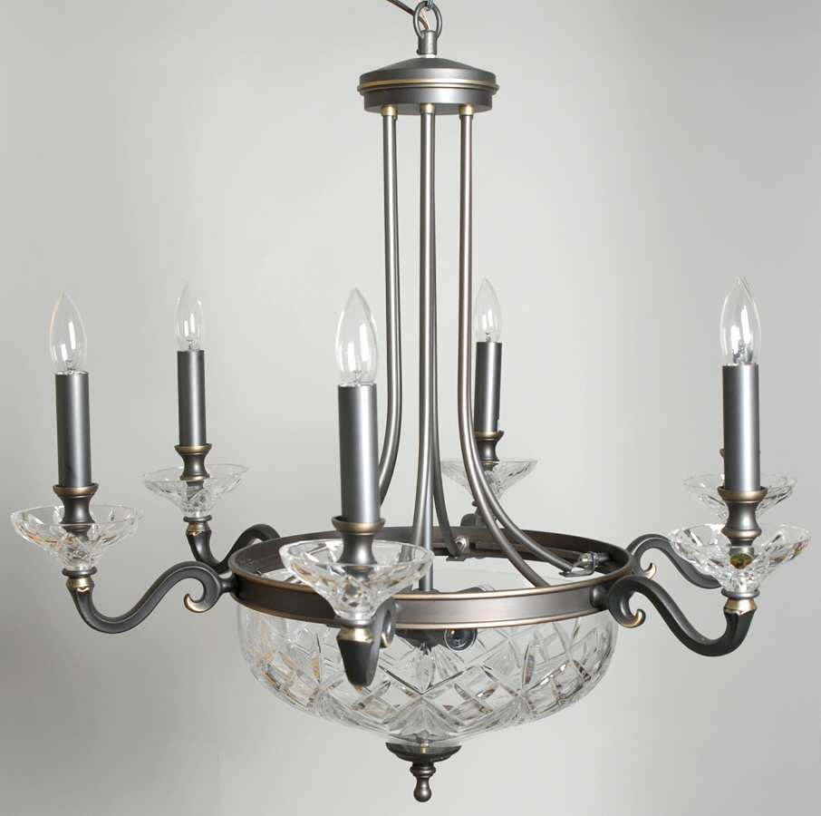Ennis 6 Arm Chandelier by Waterford Crystal-1
