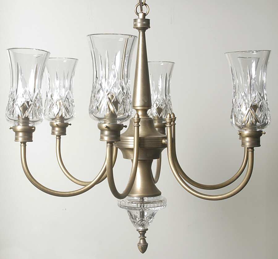Ennis 6 Arm Chandelier by Waterford Crystal-1