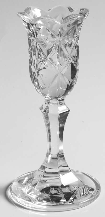 Amway Giftware 6" Single Light Candlestick by Waterford Crystal-1