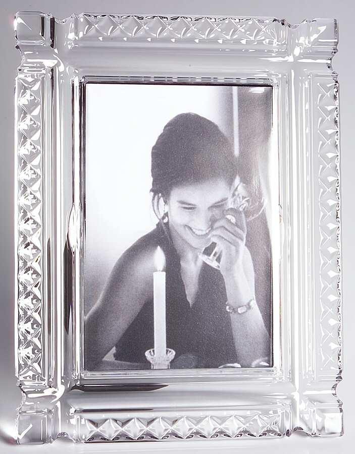 Great Barrington Frame-Holds 4" X 6" Photo by Waterford Crystal-1