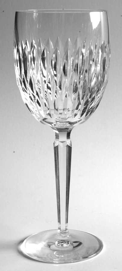 Rosemare (Non Cut Foot) Water Goblet by Waterford Crystal-1
