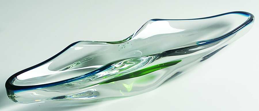 Evolution (Horizon) 18" Boat Shape Bowl by Waterford Crystal-1