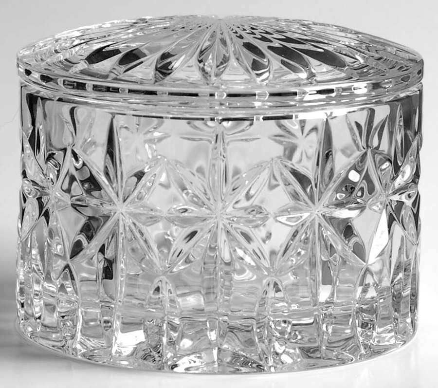 Balmoral Round Box & Lid by Waterford Crystal-1