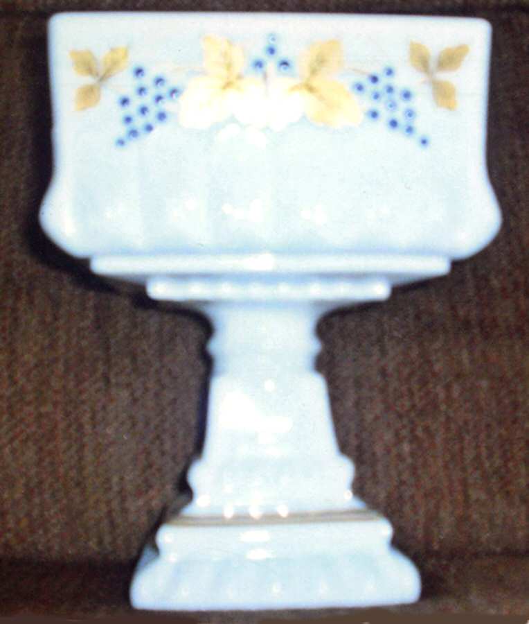 Wedding Milk Glass (Gold Accent) Medium Wedding Bowl No Lid by Westmoreland-1