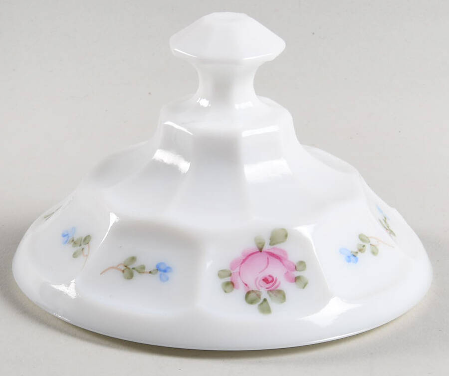 Roses & Bows Lid for Footed Candy Box by Westmoreland-1