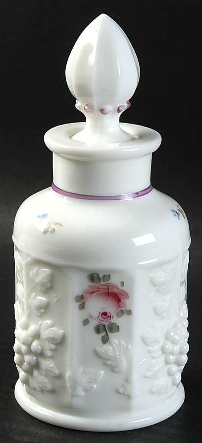 Roses & Bows Round Perfume Bottle & Stopper by Westmoreland-1