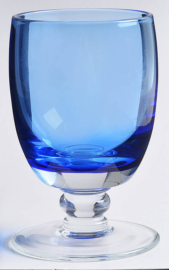Bess Blue Water Goblet by William Yeoward-1