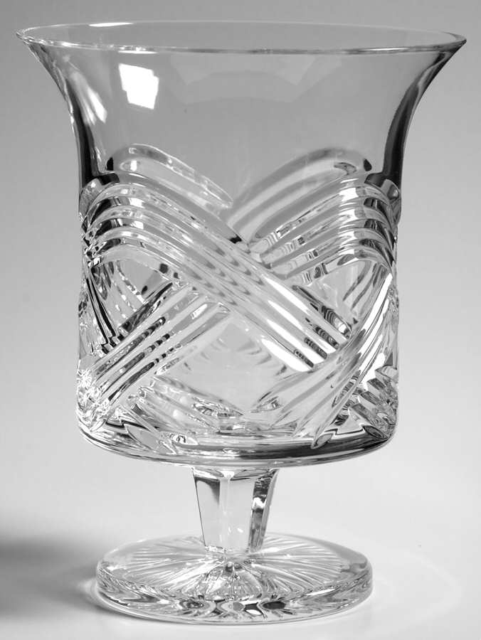 Times Square 1 Piece Single Hurricane Candlestick by Waterford Crystal-1
