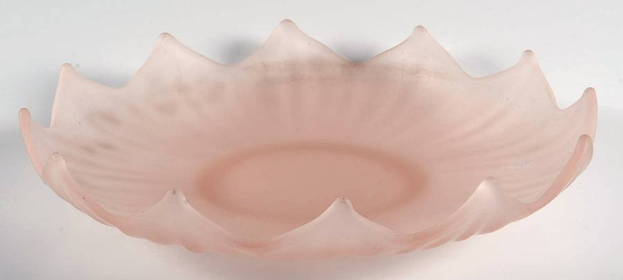 Lotus Pink Frosted 12" Flared Bowl by Westmoreland-1