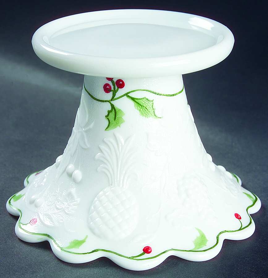 Fruits Holly and Berry Punch Bowl Stand by Westmoreland-1