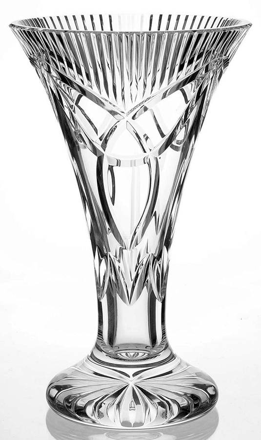 Book of Kells 10" Flower Vase by Waterford Crystal-1