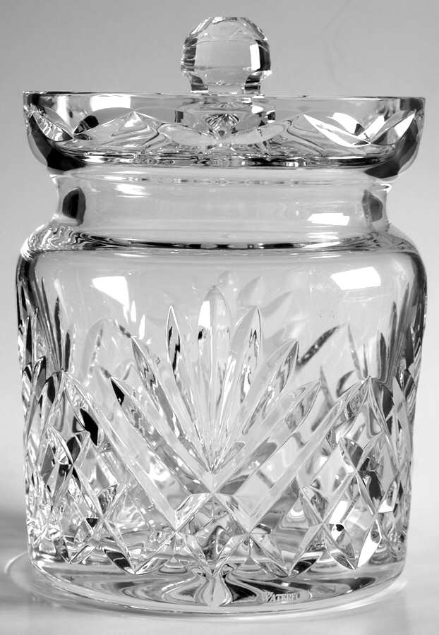 Lafford Biscuit Barrel & Lid by Waterford Crystal-1